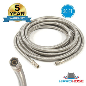 Lead-free drinking water path with HippoHose for ice makers