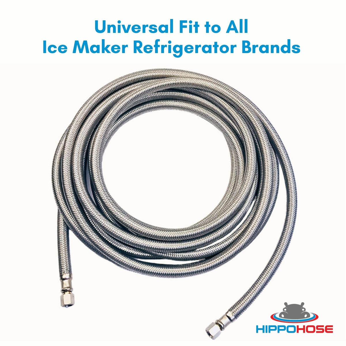 HippoHose brass fittings delivering a secure connection to a water line