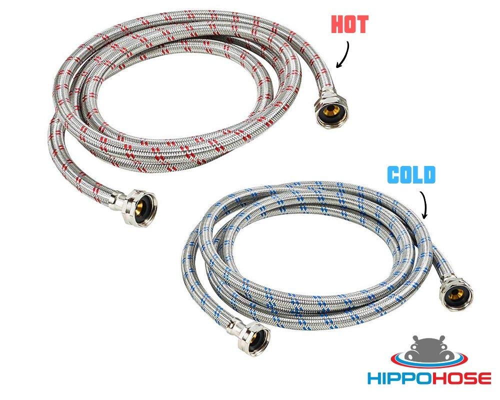 Hippohose universal-fit connectors compatible with all major washer brands