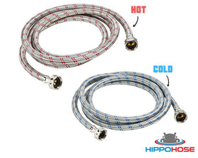 Hippohose universal-fit connectors compatible with all major washer brands