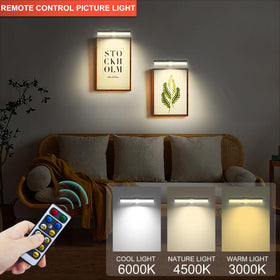 HIPTOKING remote control enables quick on/off and color adjustments for artwork.