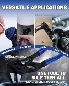 HIPULX 7-Inch wrench fits tight spaces for versatile repairs.