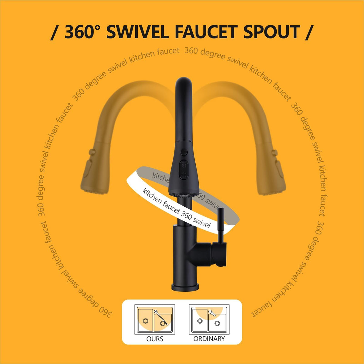 Hiqufet brushed nickel stainless finish resists corrosion and fingerprints