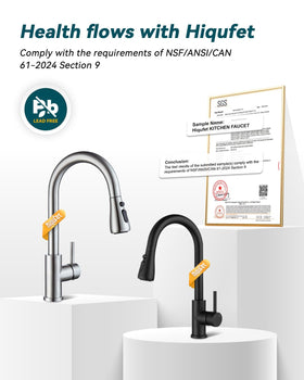 Hiqufet easy installation with included hoses and hardware