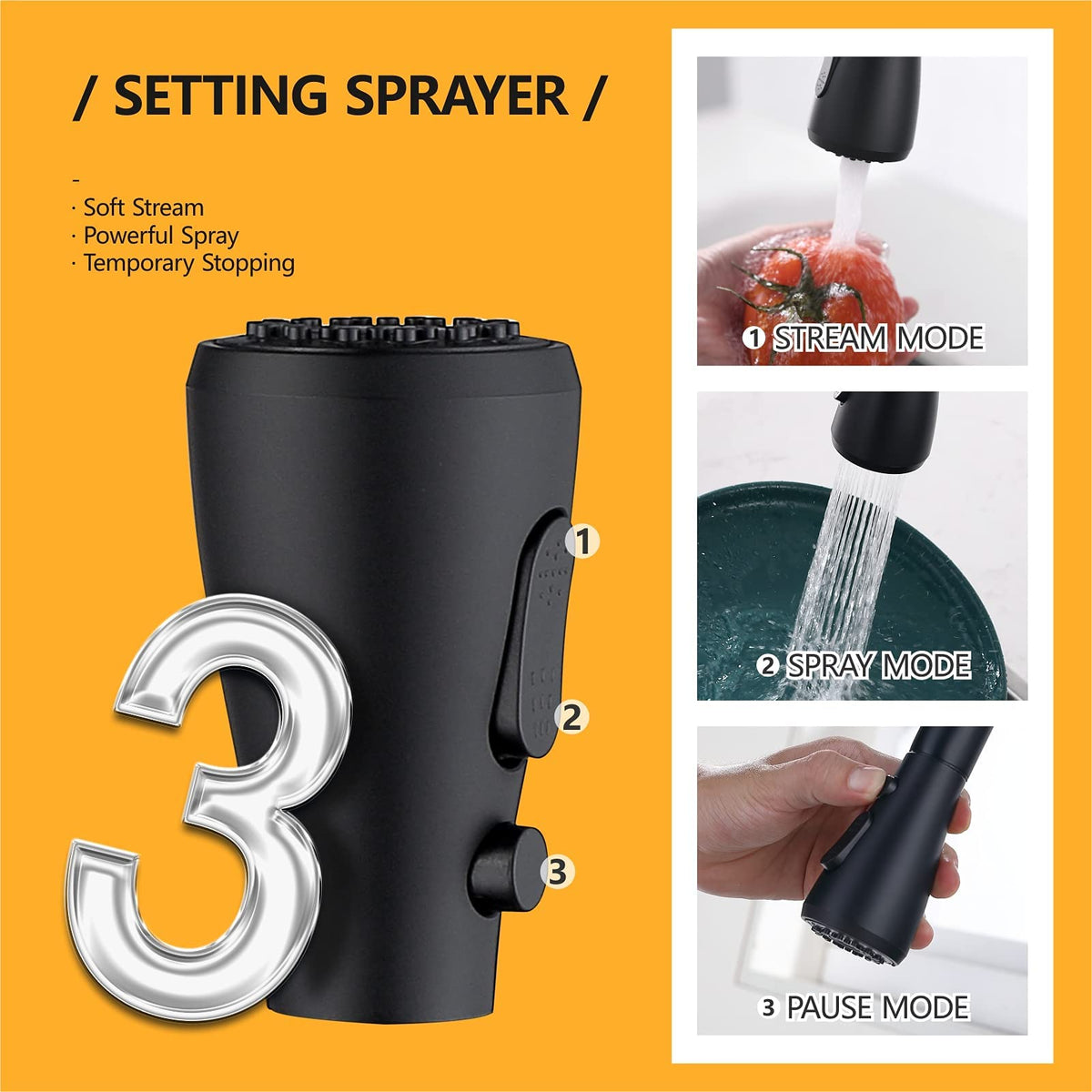 Hiqufet safety-design front cold water control reduces scald risk