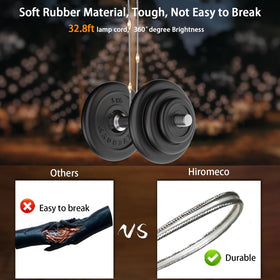 Hiromeco emergency lighting option for outages or dark areas