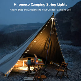 Hiromeco lightweight portable design fits in a backpack