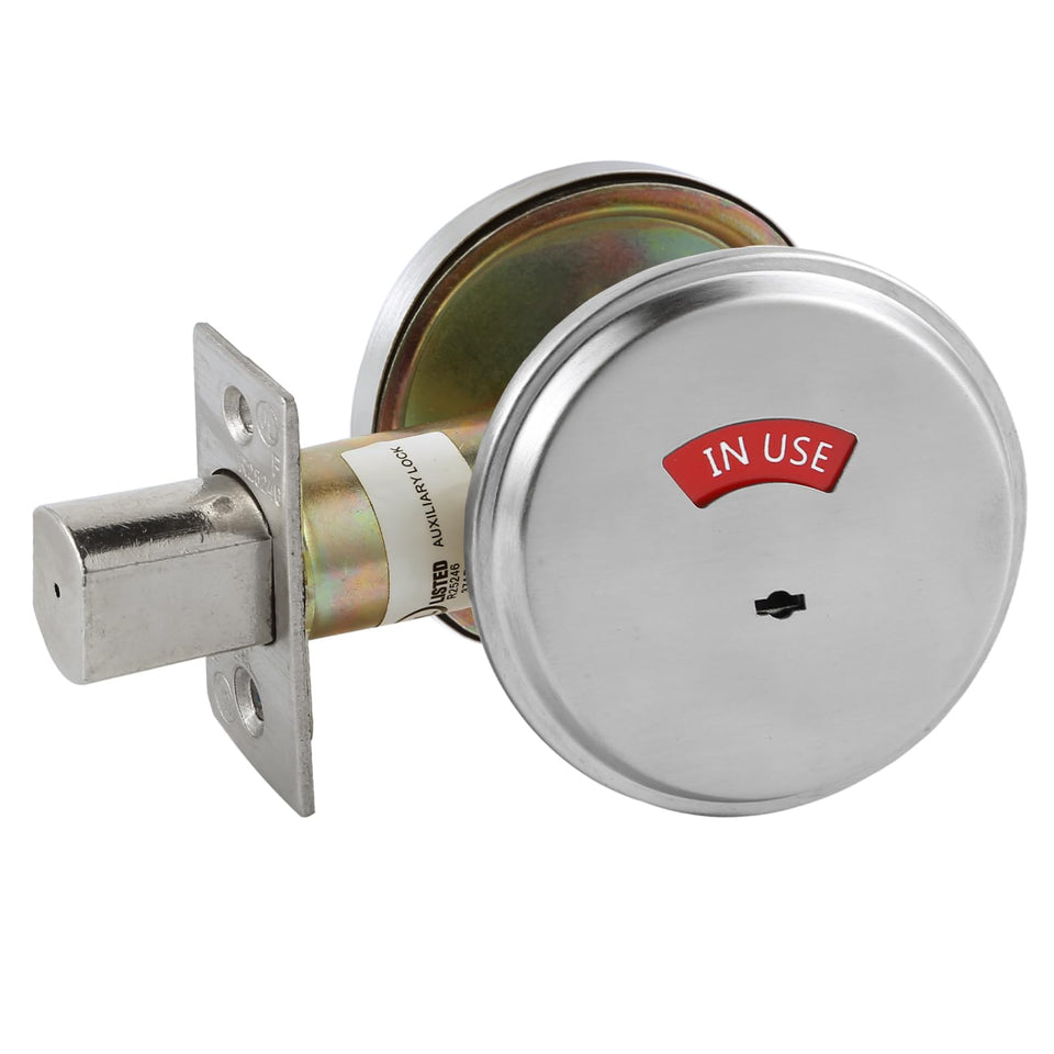 HISAFE in-use/vacant indicator shows room status clearly for safer access