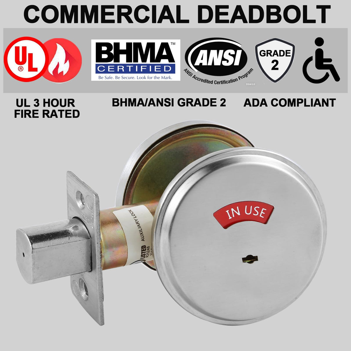 HISAFE outside emergency key access enables quick entry when needed