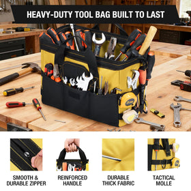 HISEA durable zipper keeps dust and moisture out on the job.