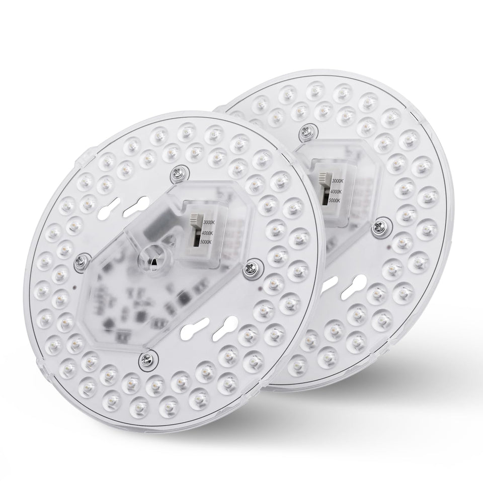 Hisoo LED retrofit kit overview shows versatile fit for ceiling lights and long-lasting performance.