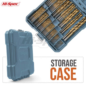 Hi-Spec slimline storage tray with foam insert keeps bits secure.
