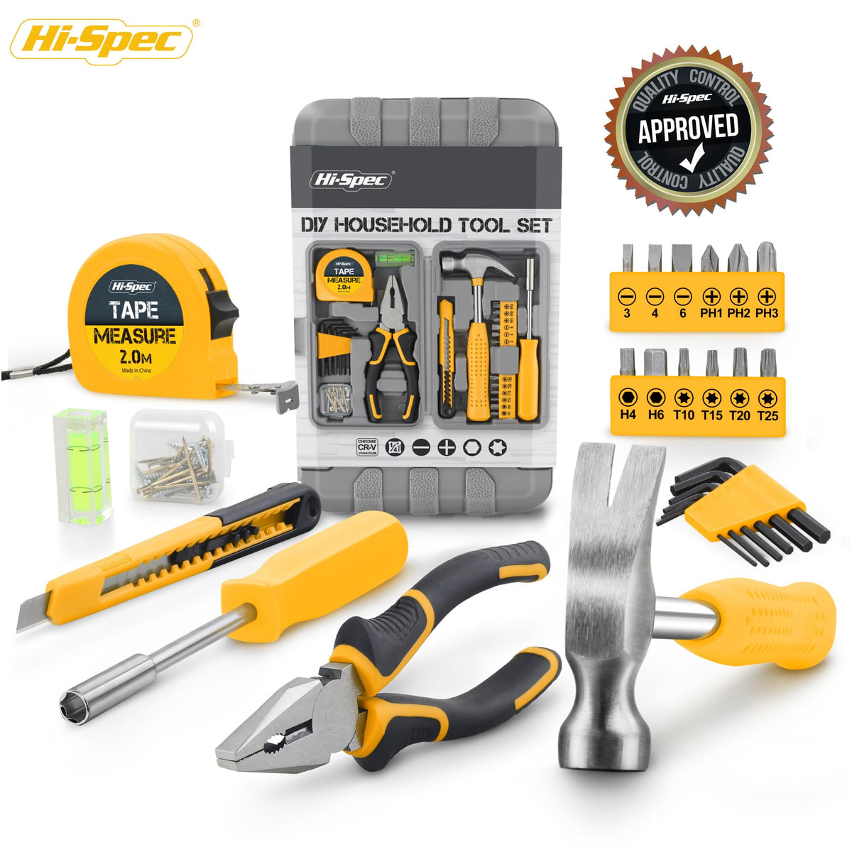 Hi-Spec hex keys set for furniture assembly and adjustments.