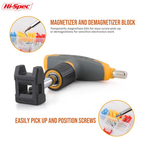 Hi-Spec magnetising tool holds tiny screws during installation