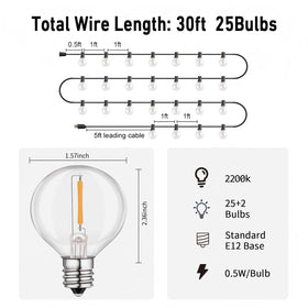 HISTAR 27 G40 globe bulbs provide durable, shatterproof lighting for confident outdoor use.