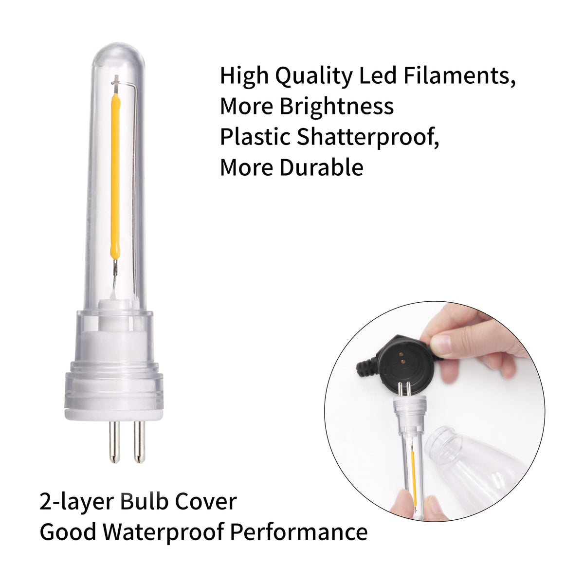 HISTAR dimmable warm-white 2700K bulbs ideal for cozy evenings.