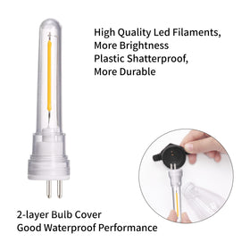 HISTAR dimmable warm-white 2700K bulbs ideal for cozy evenings.