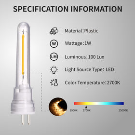 HISTAR shatterproof S14 bulbs for durable, safe outdoor lighting.