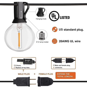 Histar warm white 2200K globe bulbs create cozy evenings