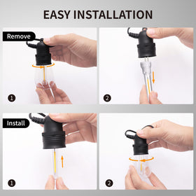 HISTAR waterproof outdoor LED bulbs for all-weather string lighting.