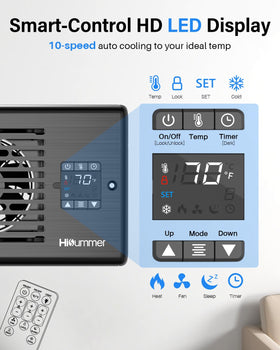 Hisummer flush-faceplate close-up highlights premium finish and durable construction.