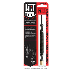 HIT Tool non-sparking brass hammer protects wood trim