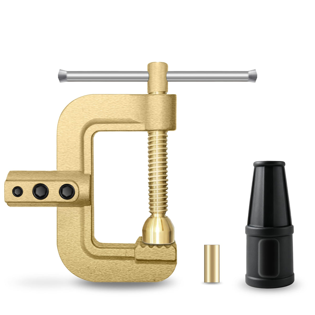 HITBOX welding ground clamp with screw-lock handle for secure grounding
