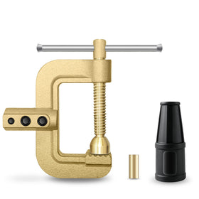 HITBOX welding ground clamp with screw-lock handle for secure grounding