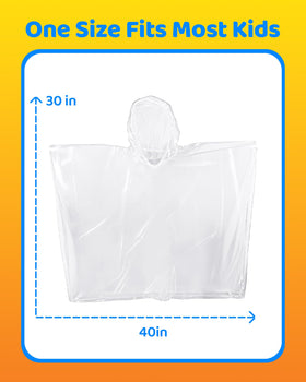 Hitituto Rain Poncho Family Pack in vibrant colors for easy visibility and fun protection.