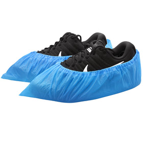 Hitituto blue large non-slip shoe covers protect indoor floors