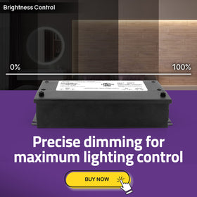 HitLights unit mounted in a cabinet for discreet installation.