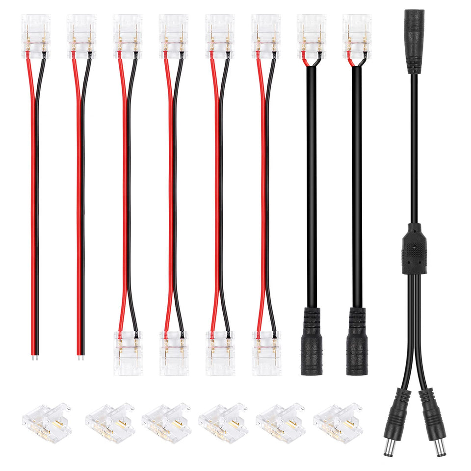 HitLights 2Pin connector for 10mm strips enabling fast, reliable terminations.