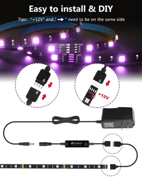 HitLights 5050 LEDs deliver bright, vivid colors for dynamic lighting effects.