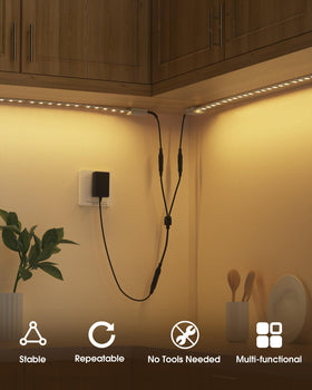 HitLights 8mm LED strip assembly for DIY projects