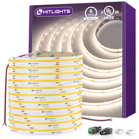 HitLights COB LED strip in 32.8 ft reel for custom installations