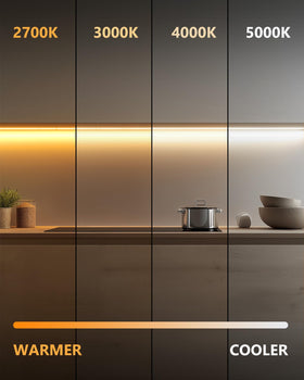 HitLights COB LED strip warm white IP30 indoor rating for dry spaces