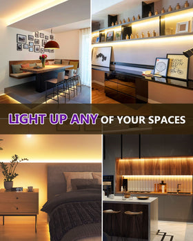 HitLights COB LED strip warm white UL-listed for safety and reliability