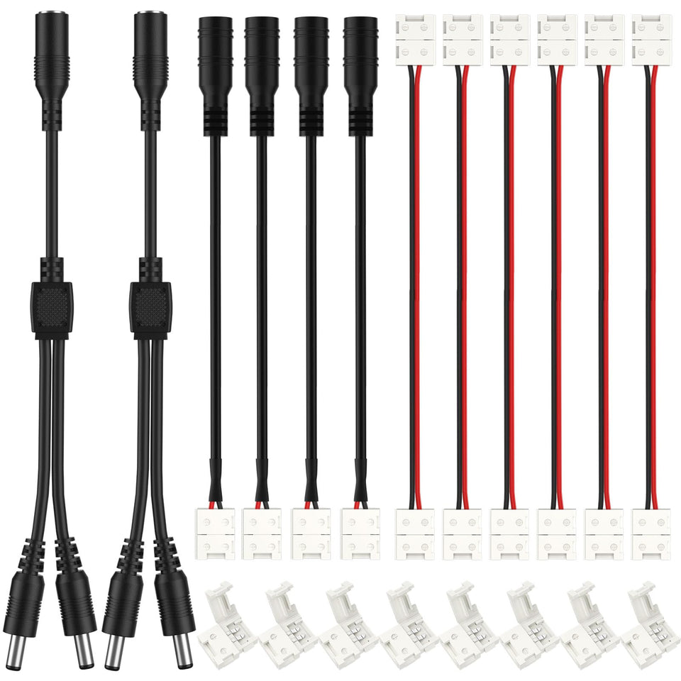 HitLights gapless 8mm connector for seamless cabinet LED strips