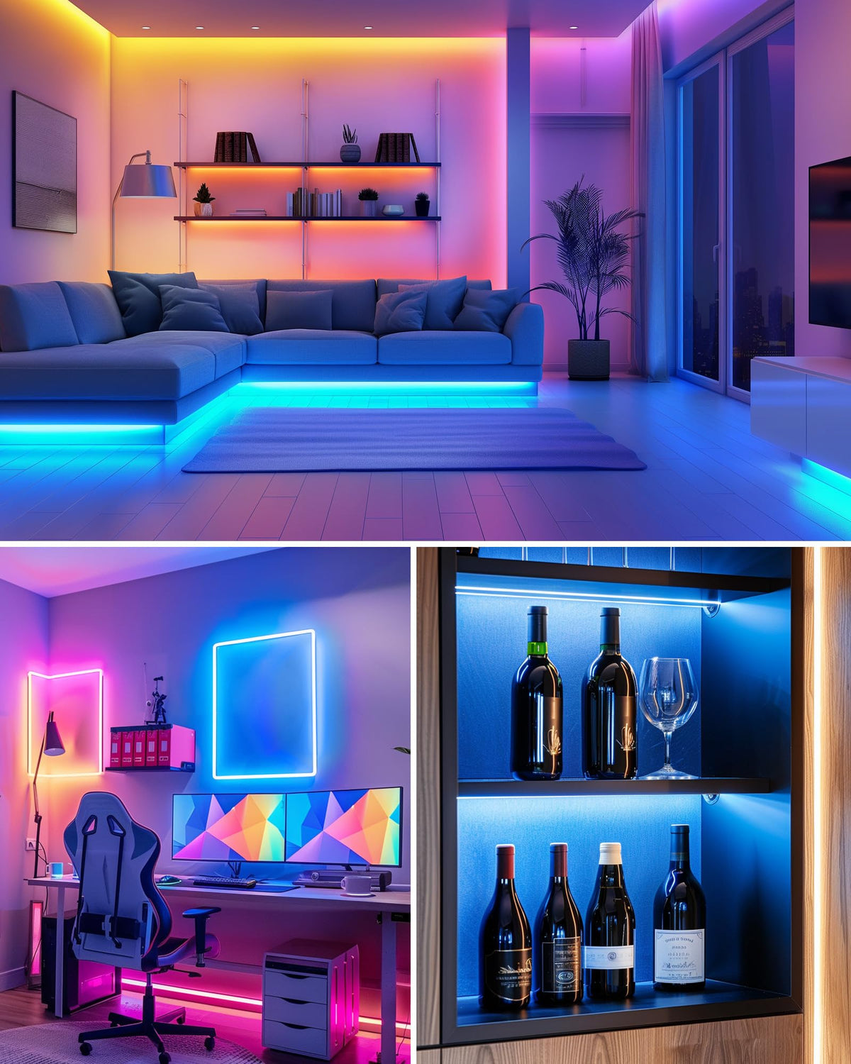 HitLights holiday ambient lighting creates festive, flexible decor for events.