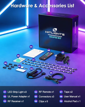 HitLights RF remote controller enables instant color and mode selection
