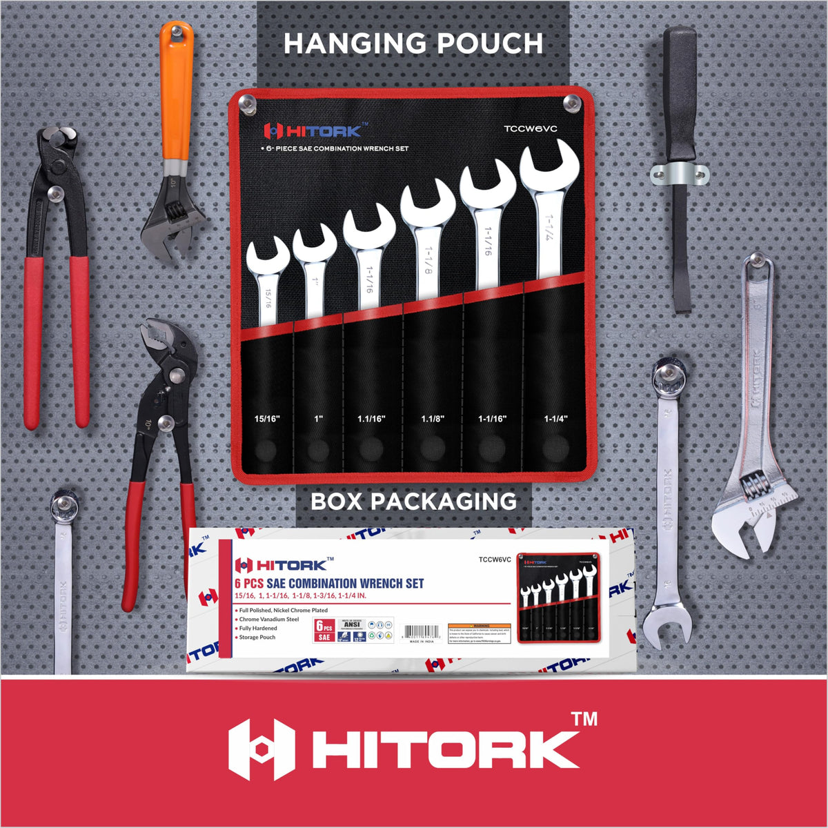 Hitork ANSI-standard jumbo wrenches for professional-grade reliability.
