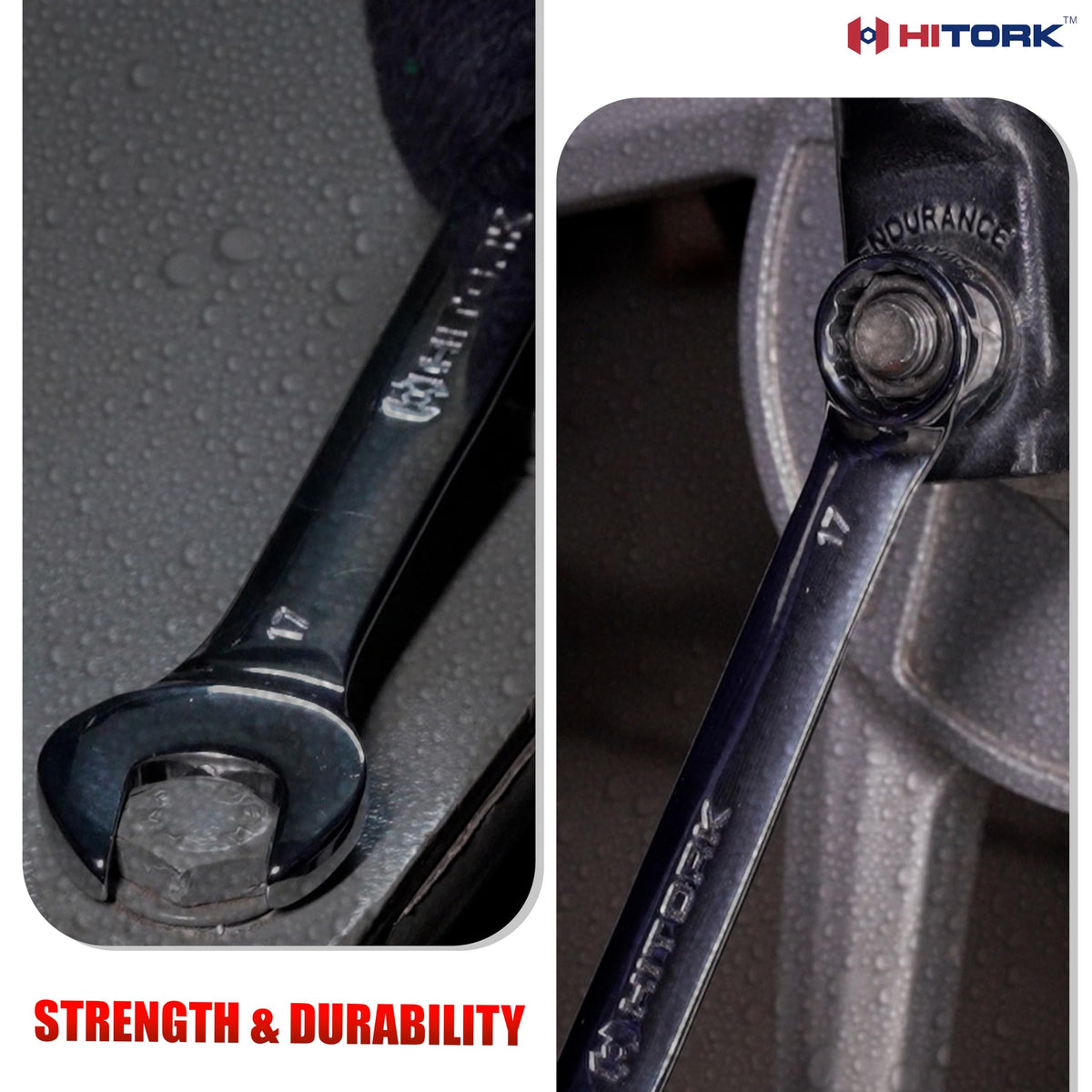 Hitork organizer tray keeps every wrench secure and easy to grab.