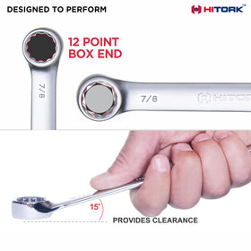 Hitork 12-point box-end design for easier turning