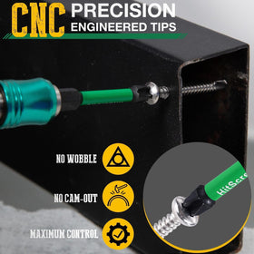 HitScrews PH2 long bit set 6-inch reaches deep holes and stubborn assemblies.
