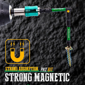 HitScrews S2 steel bits 62HRC in rugged finish for precise CNC-machined tips.