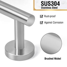 HITSLAM 3.2-inch wall spacing supports quick towel drying.