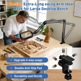 HITTI senior-friendly magnifier supports close-up tasks with ease