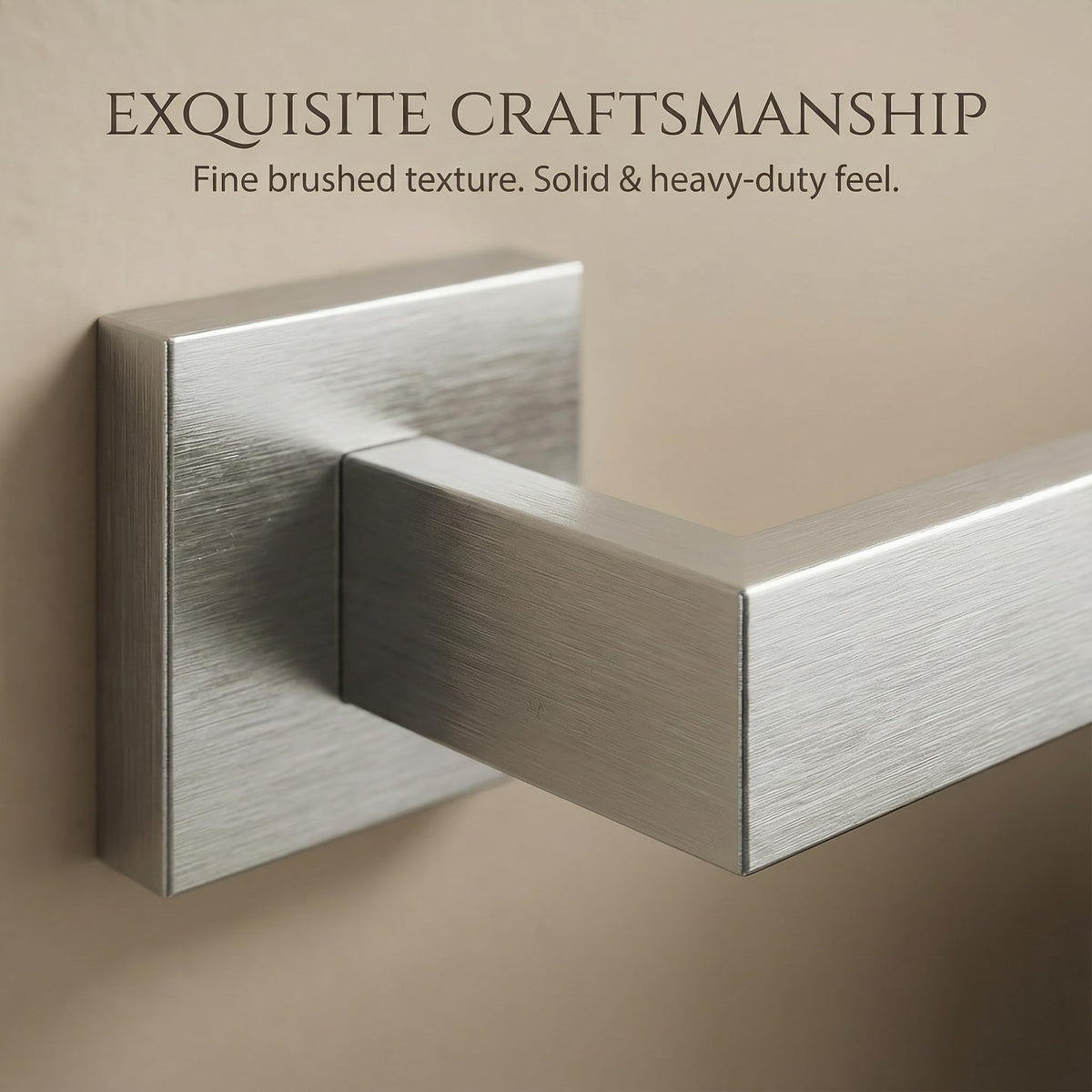 Modern brushed nickel design from Hiuqixe to elevate bathroom decor