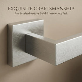 Modern brushed nickel design from Hiuqixe to elevate bathroom decor