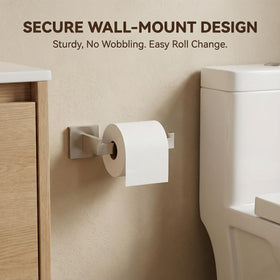Hiuqixe wall-mounted kit in brushed nickel saves counter space